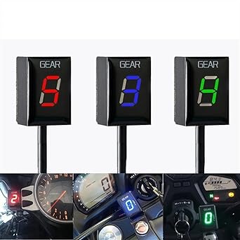 Speed Display Meter Gear Display Indicator Yamaha FZ 16 XJR 400 FJR 1300 MT-03 Gear Indicator Motorcycle ECU Mount 1-6 Speedometer