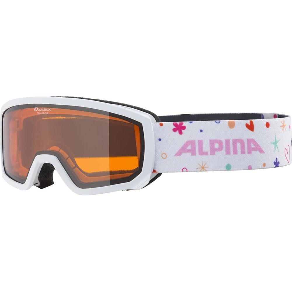 ALPINA Children's Ski Snowboard Goggles Double Lens Anti-fog Glasses Can Be Used SCARABEO JR DH