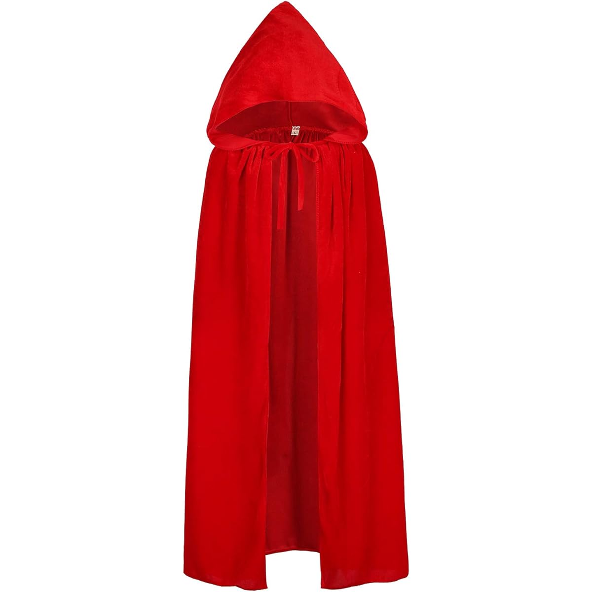 Aricy Hooded Velvet Cloak Cape Halloween Role Play Cosplay Costume for Kids A005RS Red