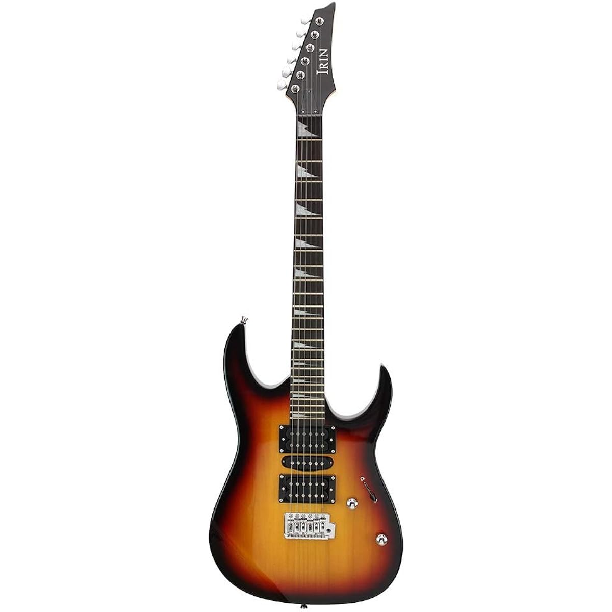 Beginner's Practice Guitar Maple Rosewood Electric Guitar for Beginners and Adults Elementary School Students Adults Beginner Guitar (Color: Brown, Size: One size)