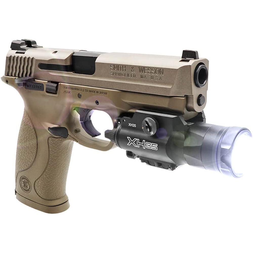 [Military Garage] SOTAC SF engraved XH35 type weapon light 300/1000 lumen switching Equipped with strobe function Aluminum CNC 20mm rail adapter included Hard case included