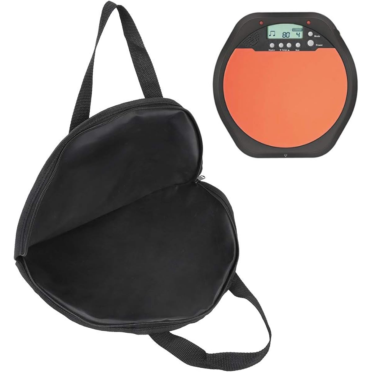 Tyenaza 14 Inch Dumb Drum Bag Portable Dumb Drum Practice Pad Bag Oxford Fabric Carry Bag Case