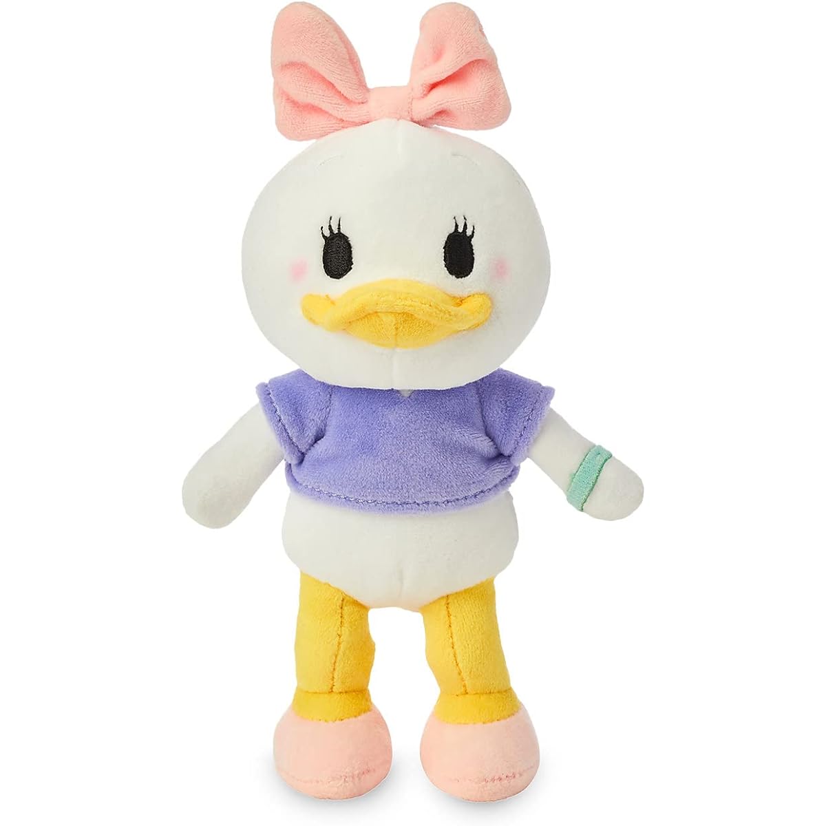 nuiMOs Disney Daisy Duck nuiMOs Plush Toy - Classic Mickey and Friends Cuddly Baby Daisy Duck Stuffed Animal - Cute Stuffed Animal for Babies and Toddlers - Great Gift for Boys and Girls Kids - 6 Inch, Ages 0+