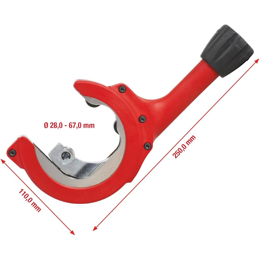 KS TOOLS Ratchet Pipe Cutter, 28-67mm Ratchet pipe cutter 28-67mm 104.5050