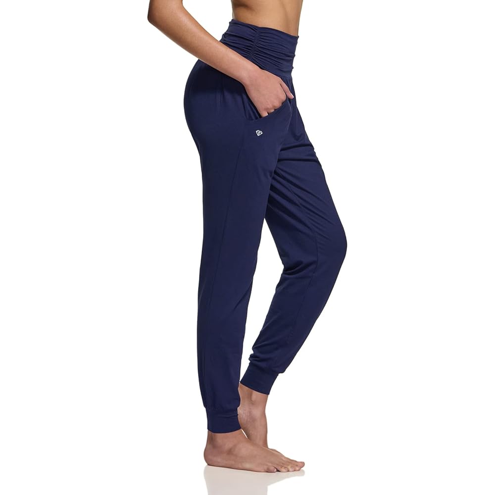 [Tesla] Women's Jersey Bottom [Stretchable, Lightweight, Soft] Jogger/Straight Sweatpants Training Wear Casual Yoga Wear Room Wear Daily Wear Bottoms Long Pants