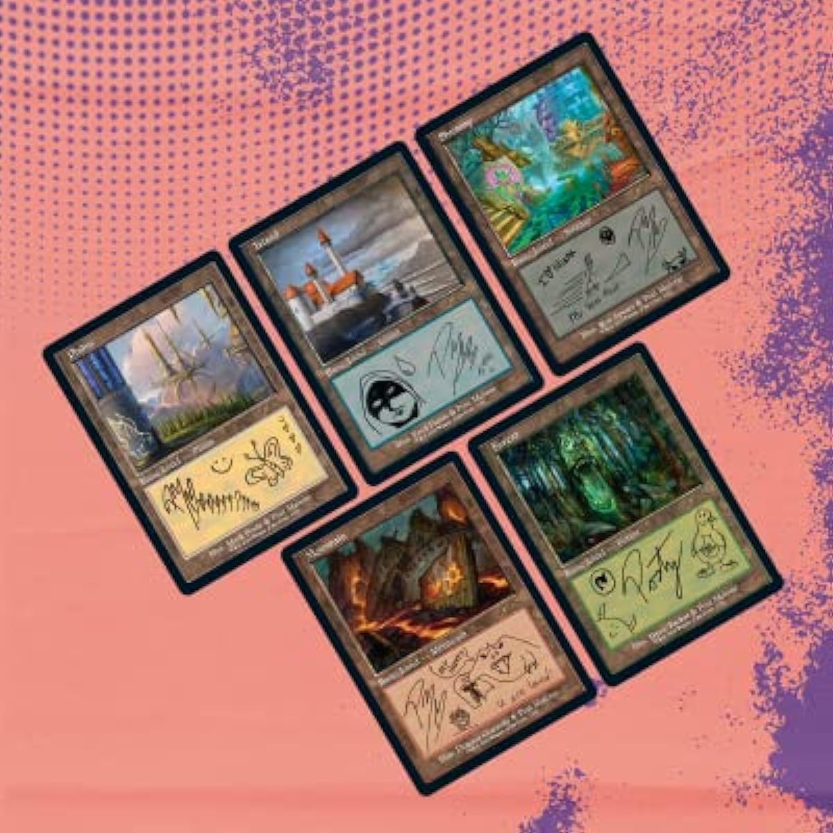 Magic: The Gathering Secret Rare Post Malone: The Land (Non-Foil Version)