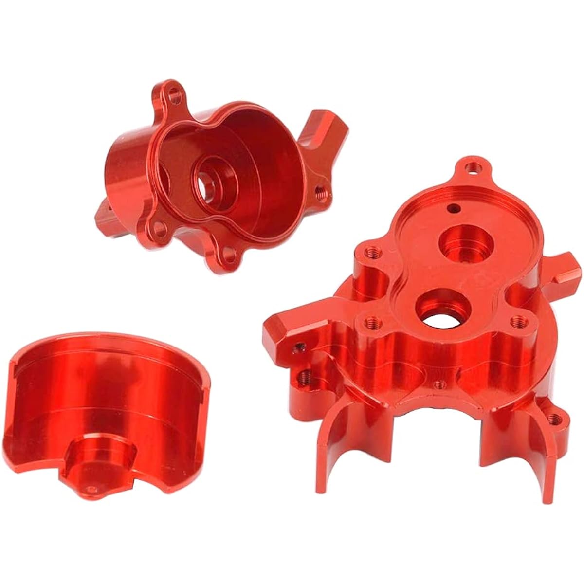 Redcat Racing Aluminum Transmission Case Housing Set & Gear Cover for RER11401 (Red)
