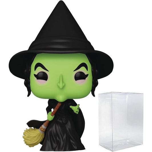 POP Movie: The Wizard of Oz 85th Anniversary - Wicked Witch Funko Vinyl Figure (with compatible box protector case), Multicolor, 9.5cm