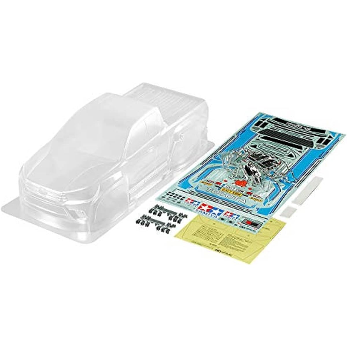Tamiya RC Spare Parts No.1611 SP.1611 1/10 RC Toyota Hilux Extra Cab Unpainted Spare Body Set 51611