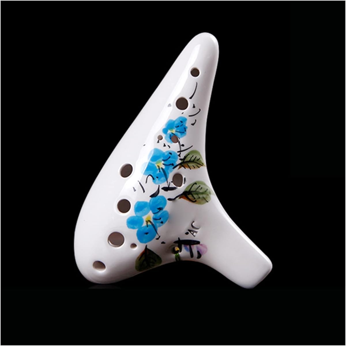 Round Head 12 Hole Alto C Tone Ceramic Ocarina Hand Painted 12 Hole AC Student Ocarina Musical Instrument Ocarina Instrument (4)