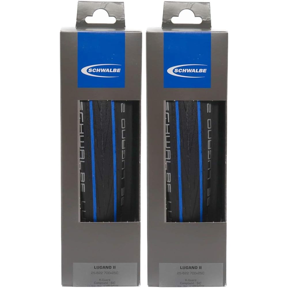 Set of 2 Schwalbe SCHWALBE LUGANO 2 LUGANO II folding tires 700c [parallel import goods]