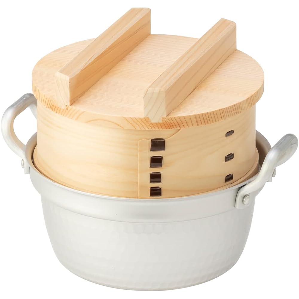 Mini Japanese steamer with pot 18-1 tier