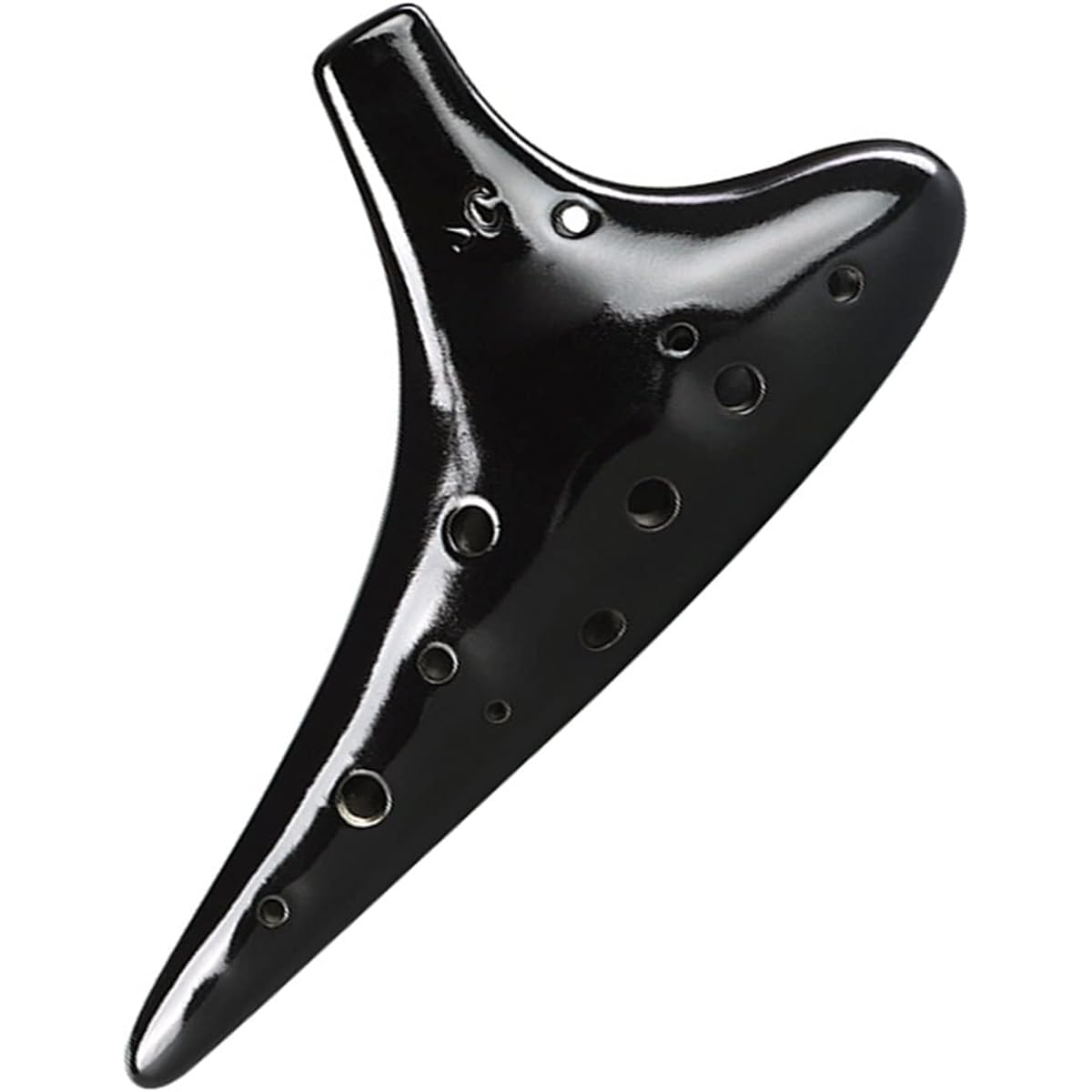 Professional Smoked 12 Hole Treble C Key Ceramic Ocarina Musical Instrument for Beginners Adults Ocarina with Strap Ocarina Musical Instrument (2)