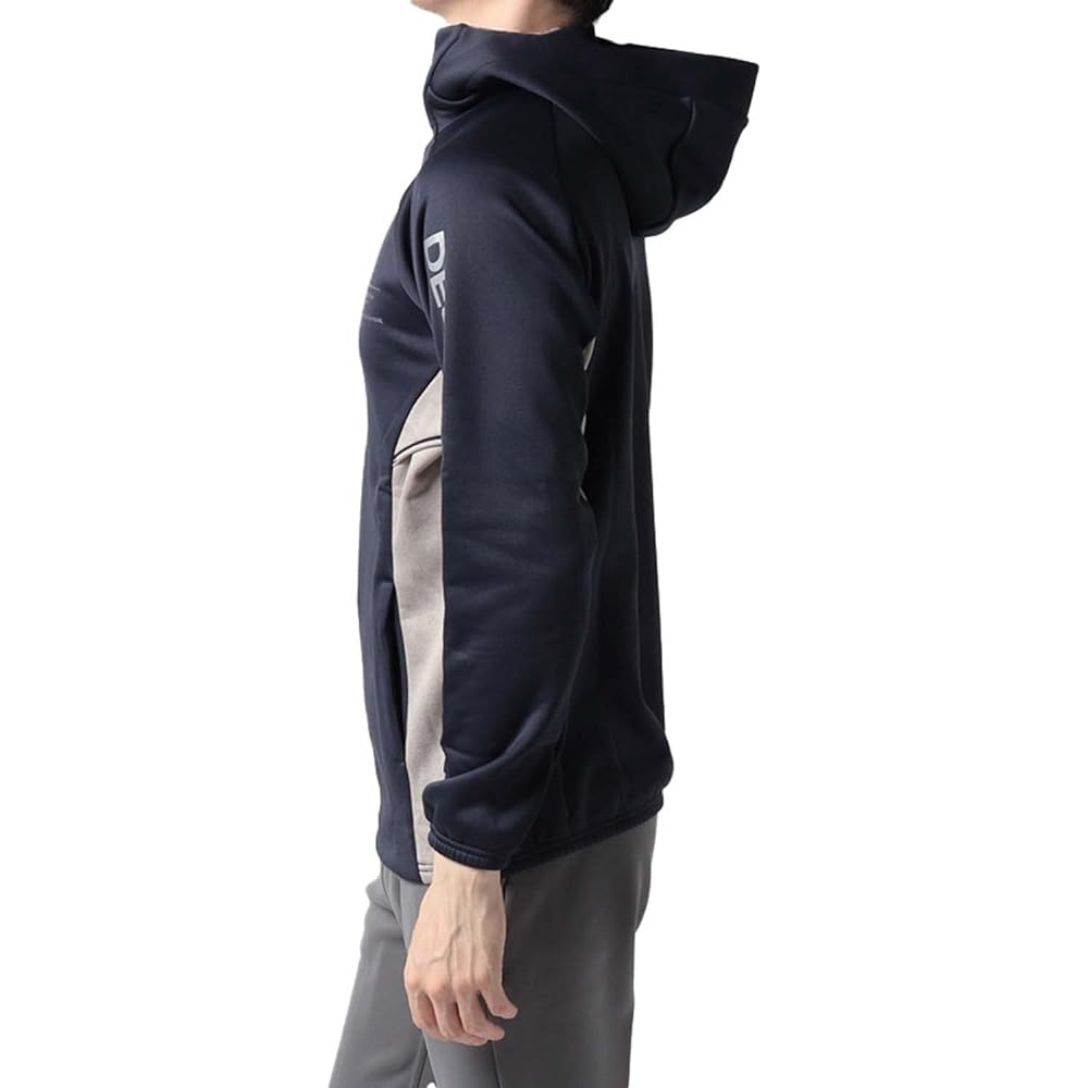 DESCENTE Baseball Barrier Fleece Jacket Half Zip Water Repellent Thermal Stretch DBMUJF10