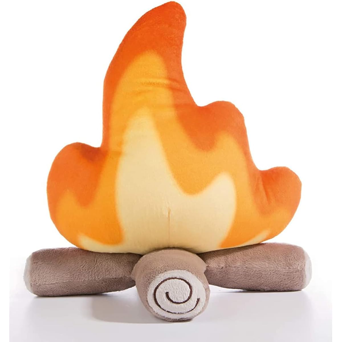 Wgxzyq Campfire Plush Simulation Bonfire Stuffed Toy Fake Fire Wood Stuffed Outdoor Camping Room Decor (10inch)