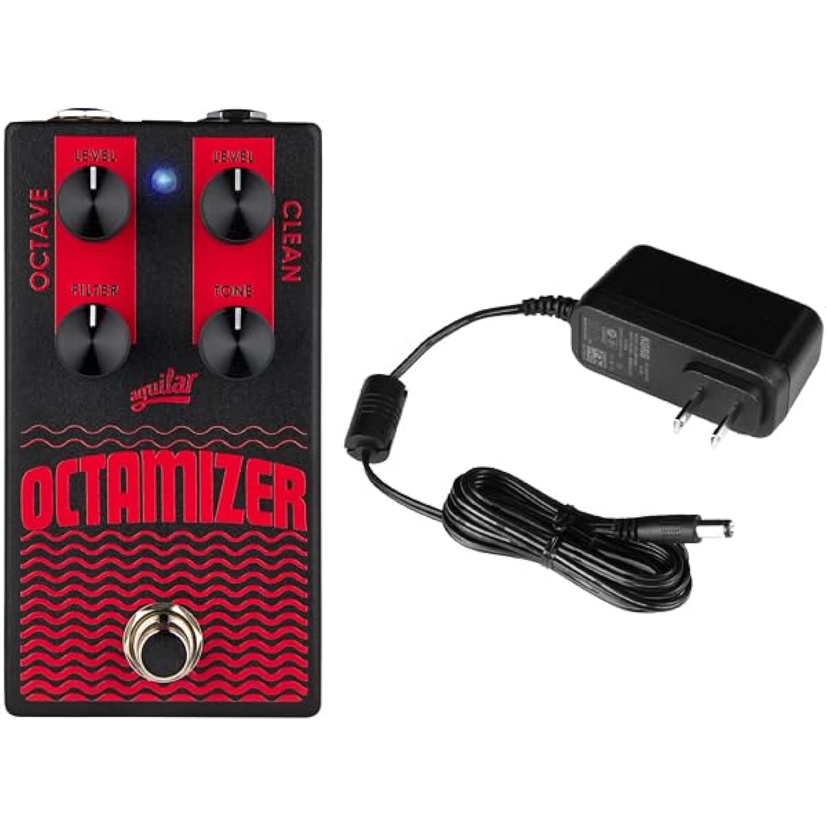 Aguilar OCTAMIZER N + Genuine AC Adapter KORG KA-181 Set