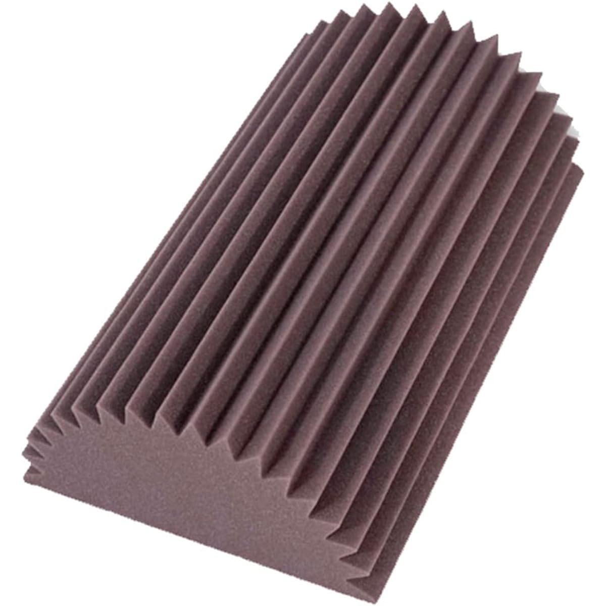Acoustic Panels, 1pc Acoustic Foam Wedge, 20/30cm Diameter Studio Soundproof Panels, Fireproof Soundproof Pads for Lounge and Piano Room Walls (Black 20*20*50CM) (Pur