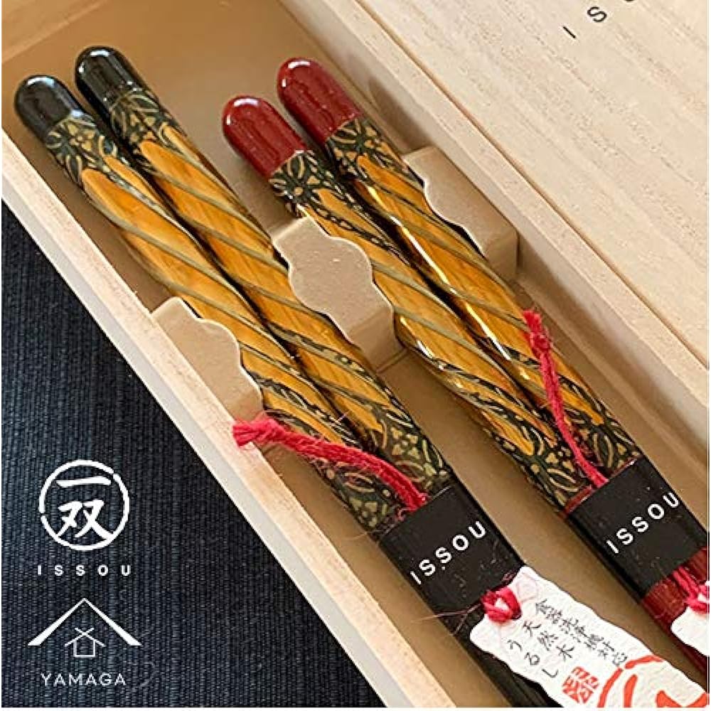 Yamaga Lacquerware Store Isso Gift Chopsticks Set Kinka Pair Dishwasher Safe