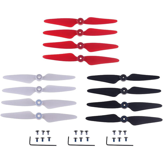 3 Sets Red White Black F7 Foldable Propeller