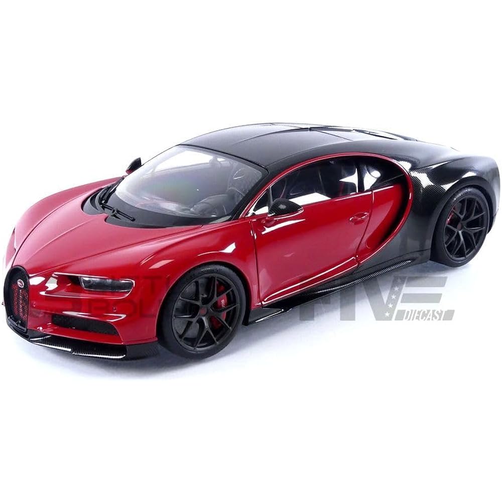 AUTOart 1/18 Bugatti Chiron Sport 2019 Red/Carbon Black Finished Product 70996