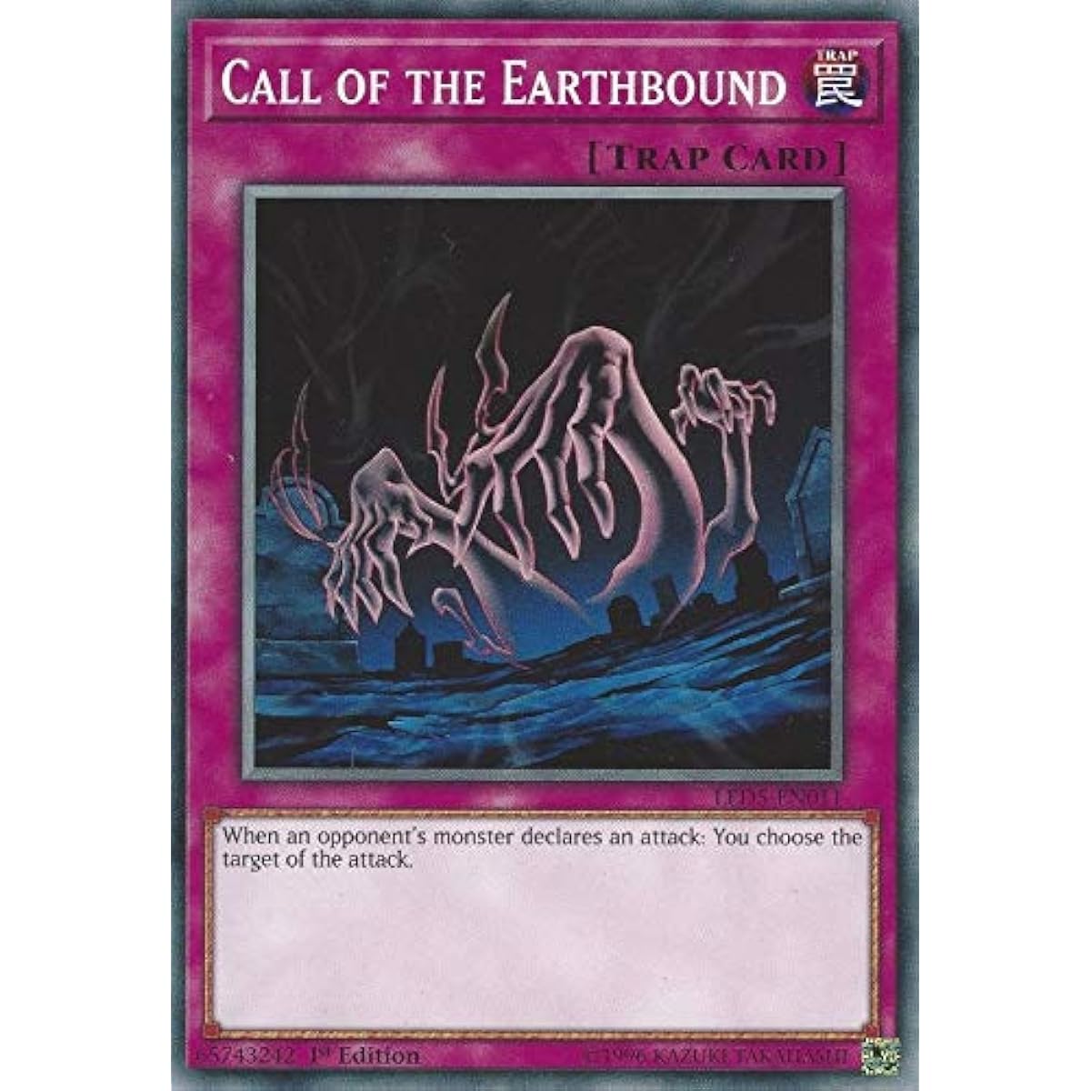 '- Earth's Call - LED5-EN011 - Common - 1st Edition - Legendary Duelists: Immortal Destiny