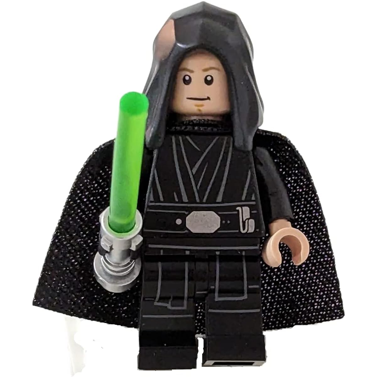 Luke Skywalker Jedi Master (Black Hand), Hood, Cape and Lightsaber - Lego Star Wars Minifigure by LEGO [Parallel Import]