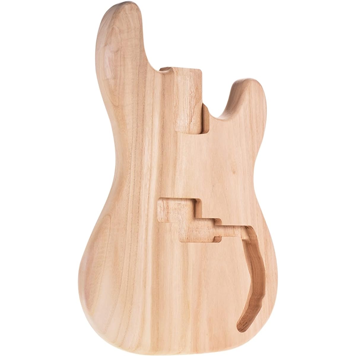 Unfinished Electric Guitar Body Sycamore Wood Blank Guitar Barrel for Bass Guitar DIY Parts Guitar Body