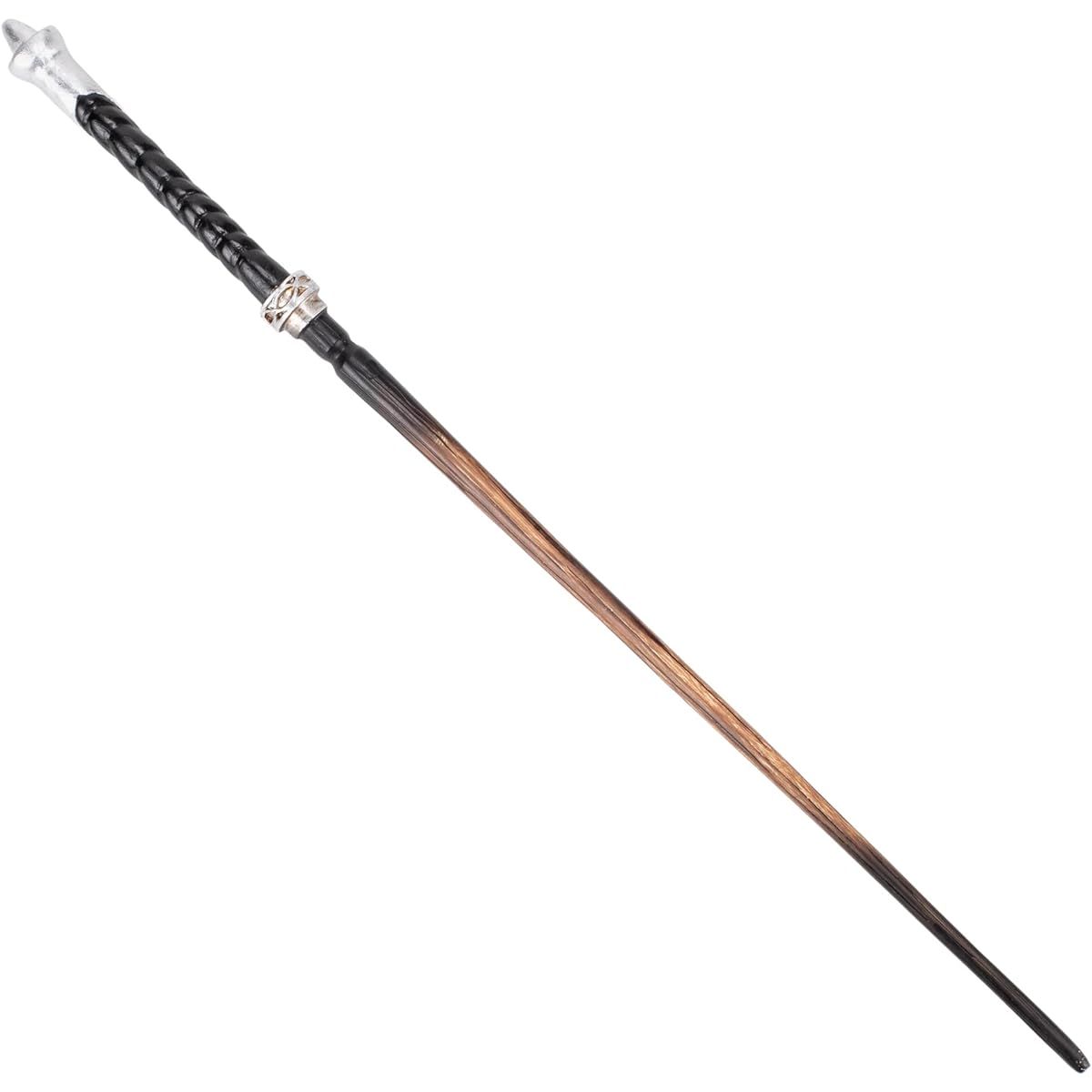 Cottage Garden Right Handed Silver 13.75" Resin Collectible Witch Wizard Cosplay Magic Wand