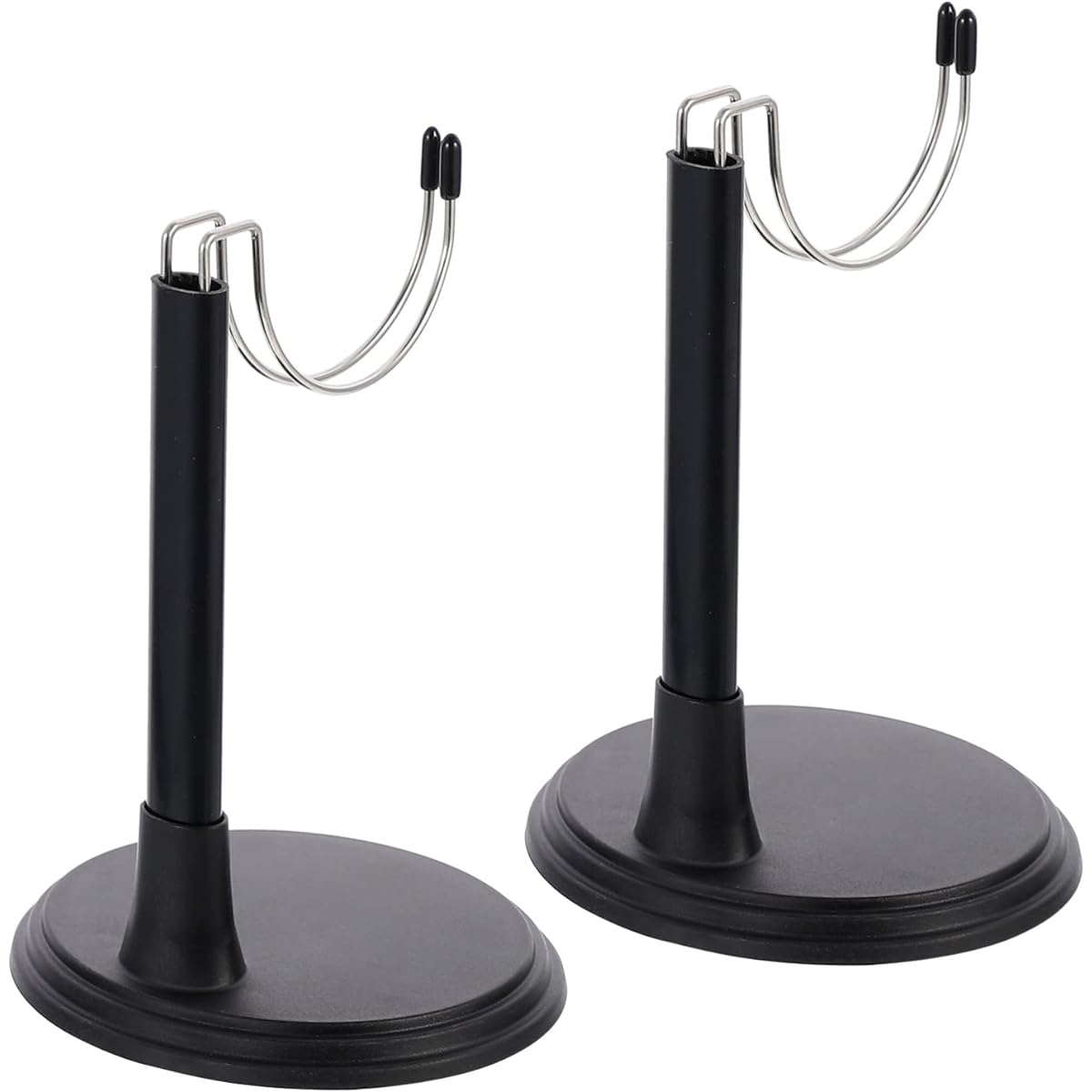 Toyvian Doll Support Stand Portable Doll Bear Toy Display Bracket Frame Desktop Doll Holding Show Organizer for Home Shop 35cm Set of 2