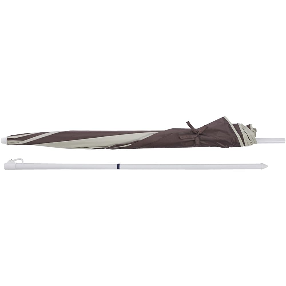 Captain Stag Exgear UV Protection Parasol 200cm Brown x Khaki UD-0001