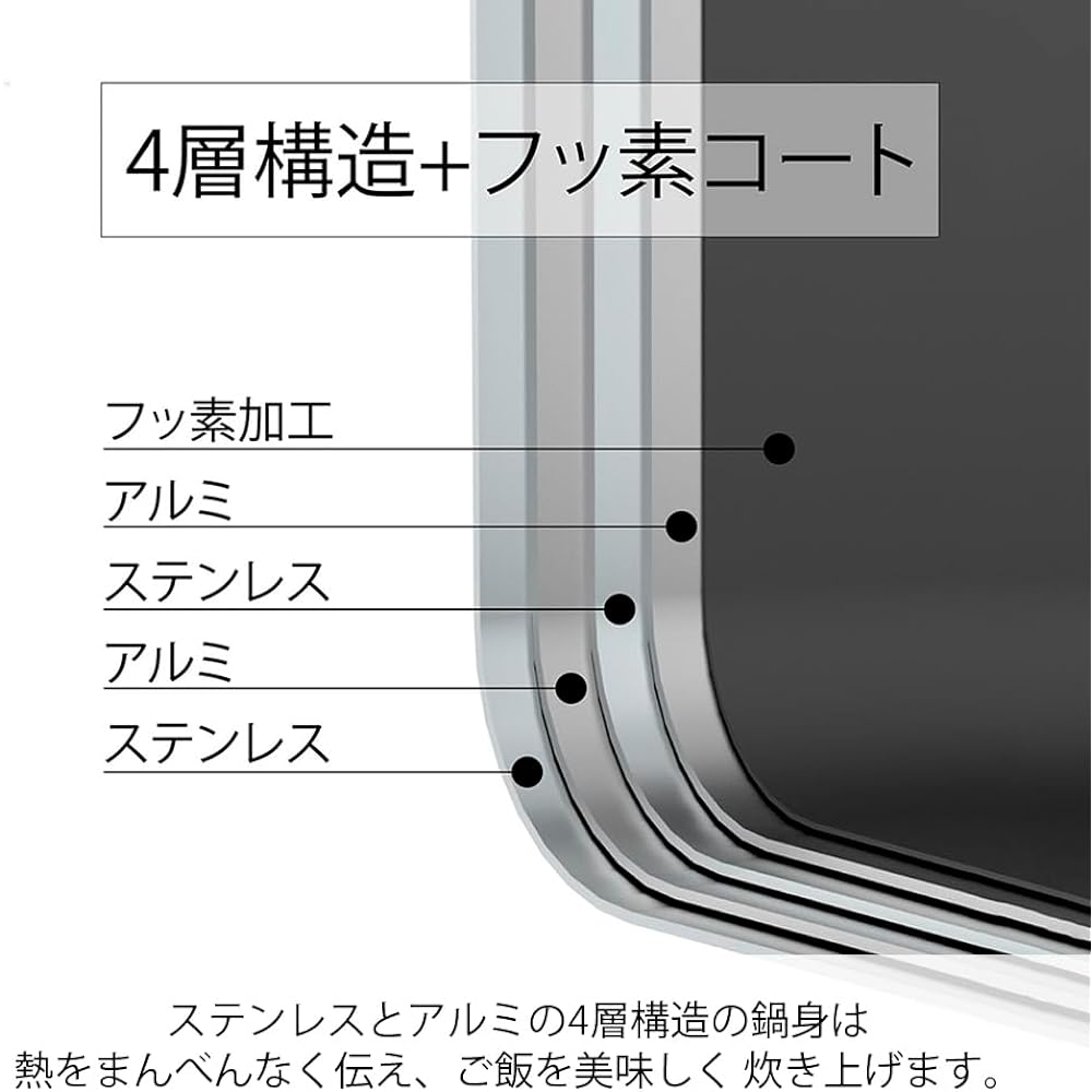 HARIO Rice Pot, Yukihira, IH Compatible, 1-3 Cups, Silver, Yukihira, Present, Gift, Gift, GIS-200
