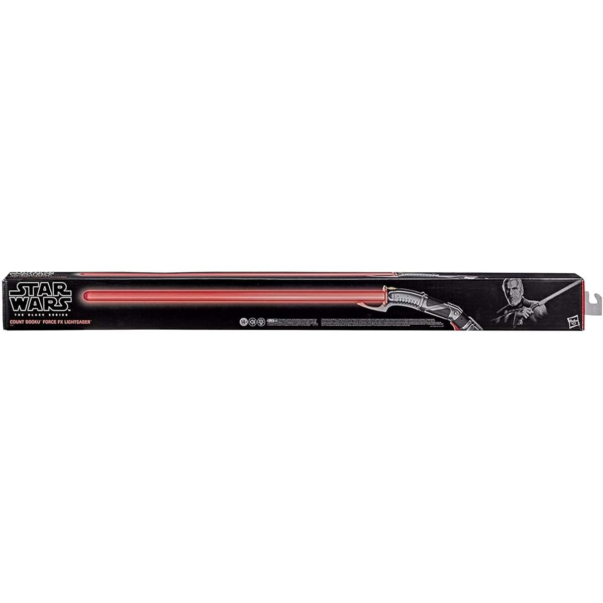 Star Wars Black Series Count Dooku Force FX Lightsaber Red