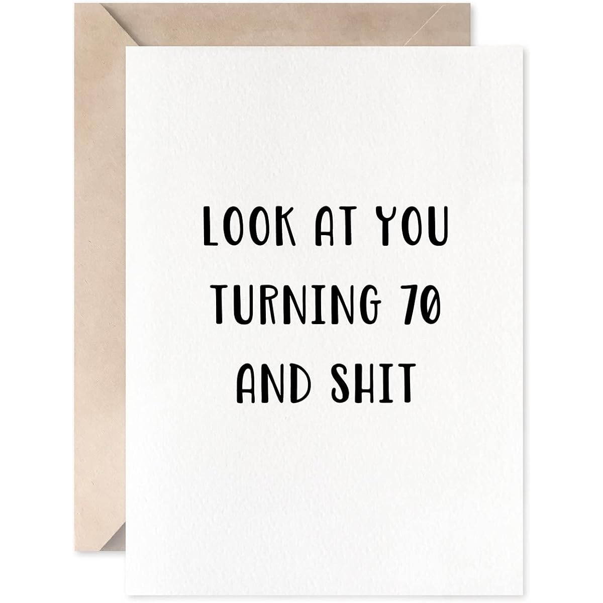 Funny 70th Birthday Cards Unisex 70th Birthday Cards for Mom, Dad, Friends