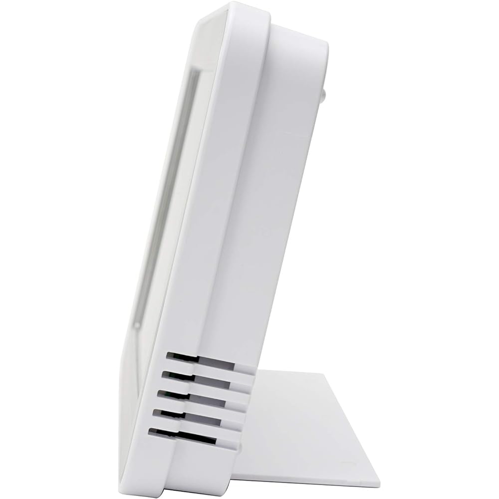 CASIO Wall Clock Radio Silver Digital Rokuyo Temperature Humidity Calendar Display Can Be Used as a Stand IDC-800J-8JF