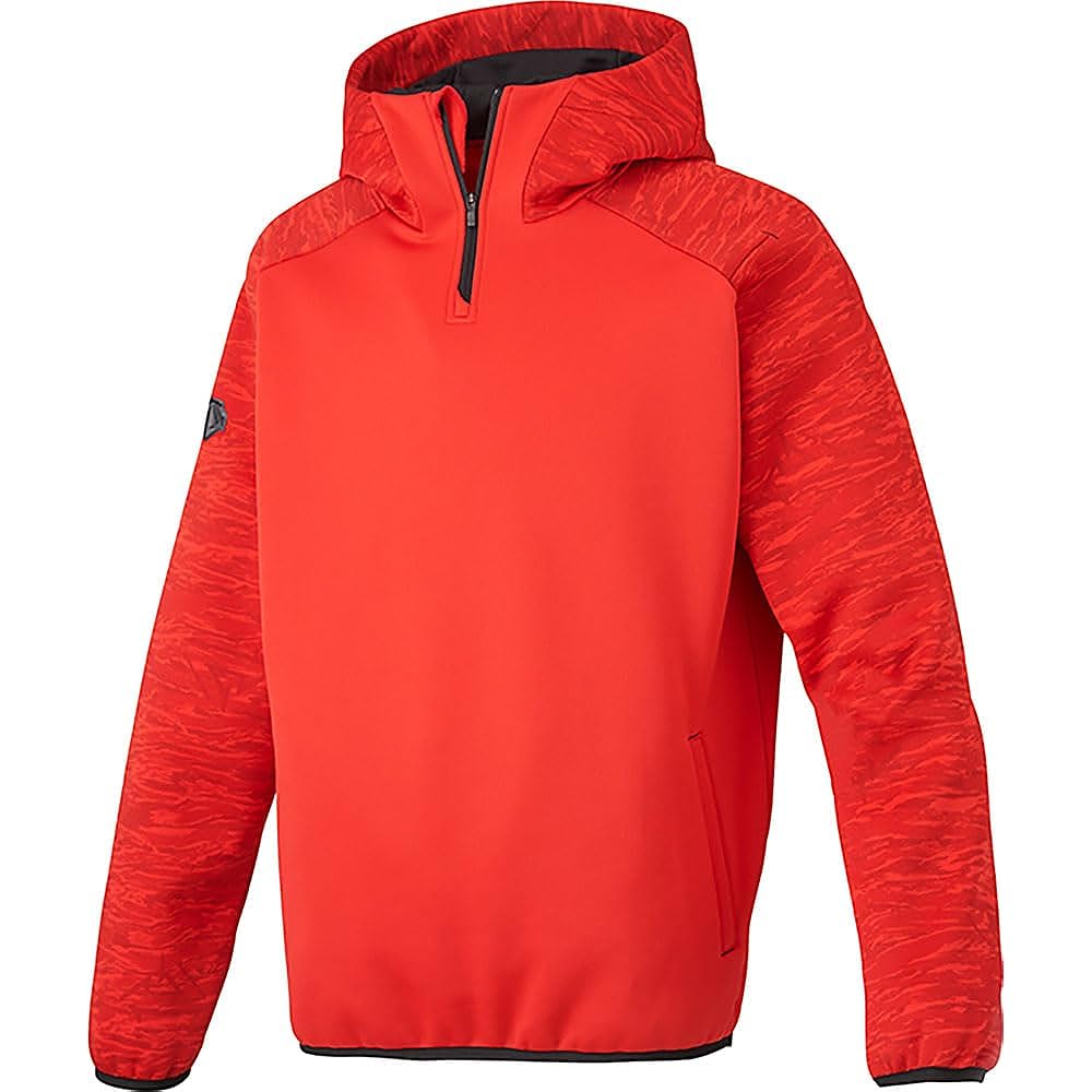 [DESCENTE] Baseball Fleece Half Zip Barrier Fleece