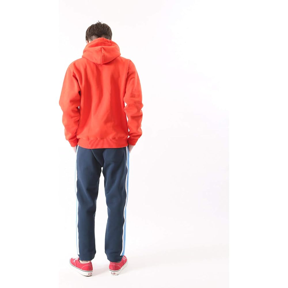 [Champion] Hoodie Sweatshirt Brushed Back Street Big C Logo Embroidery Sagara Patch Hooded Sweatshirt C3-E127 Men's