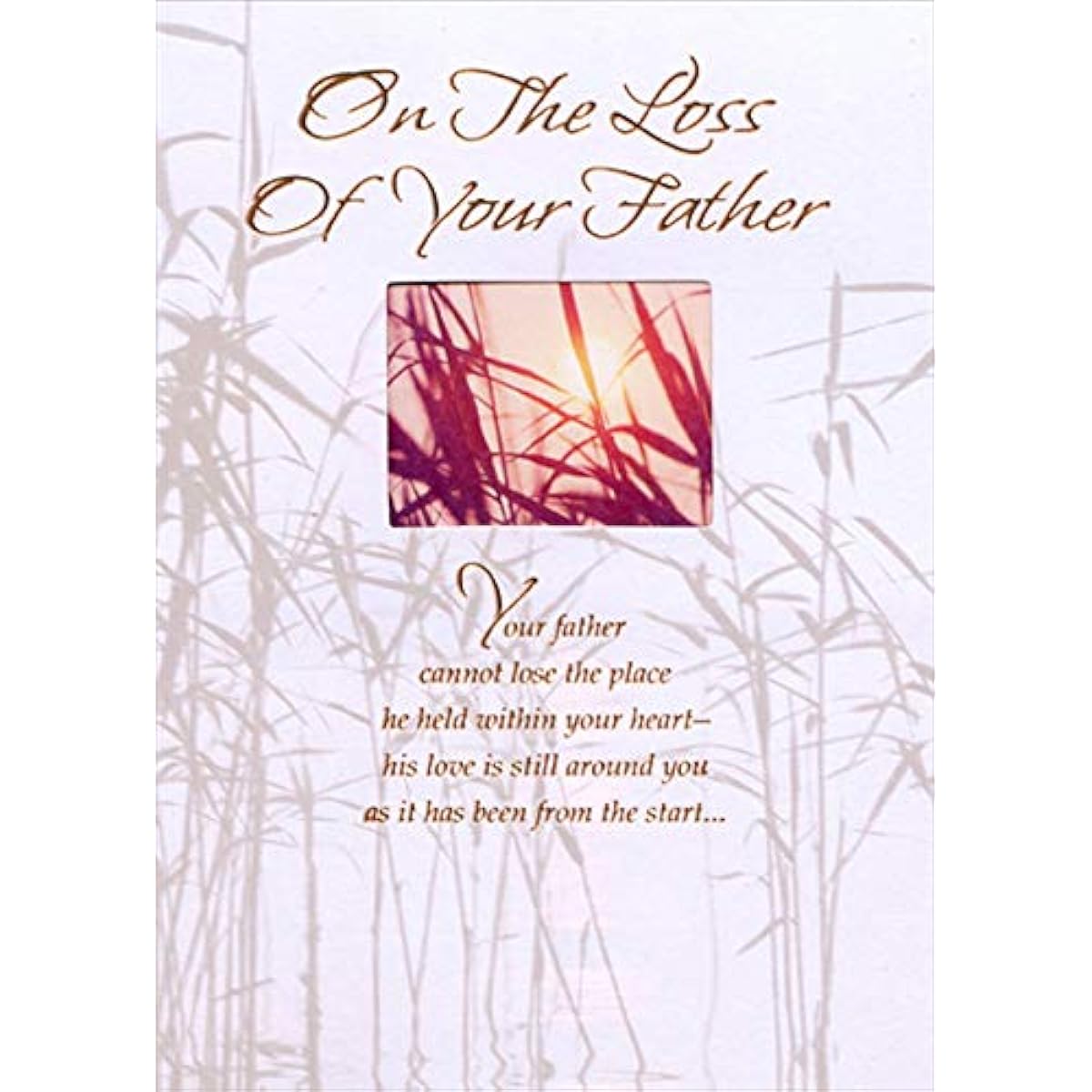 Designer Greetings Thor Reed Window Sympathy Card
