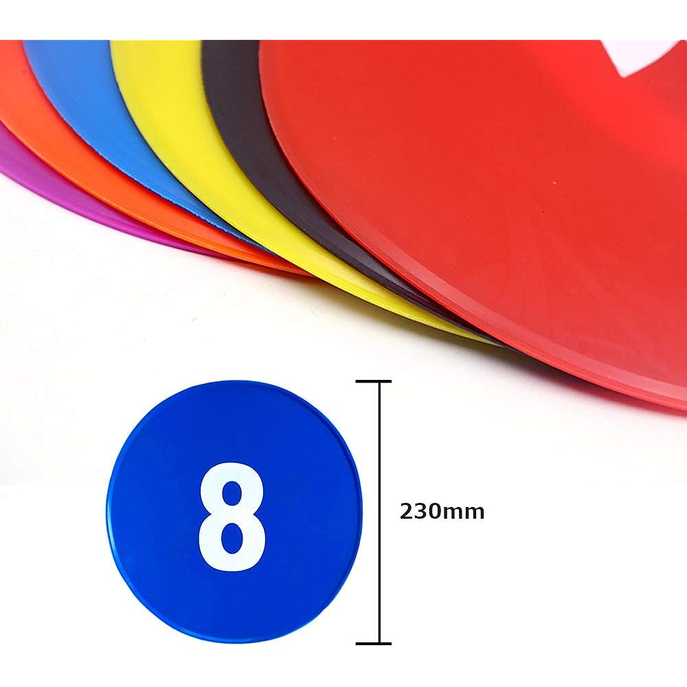 VOODANS Marker Pad Flat Cone Flat Marker Sports Marker Track and Field Agility Training Hard to Break