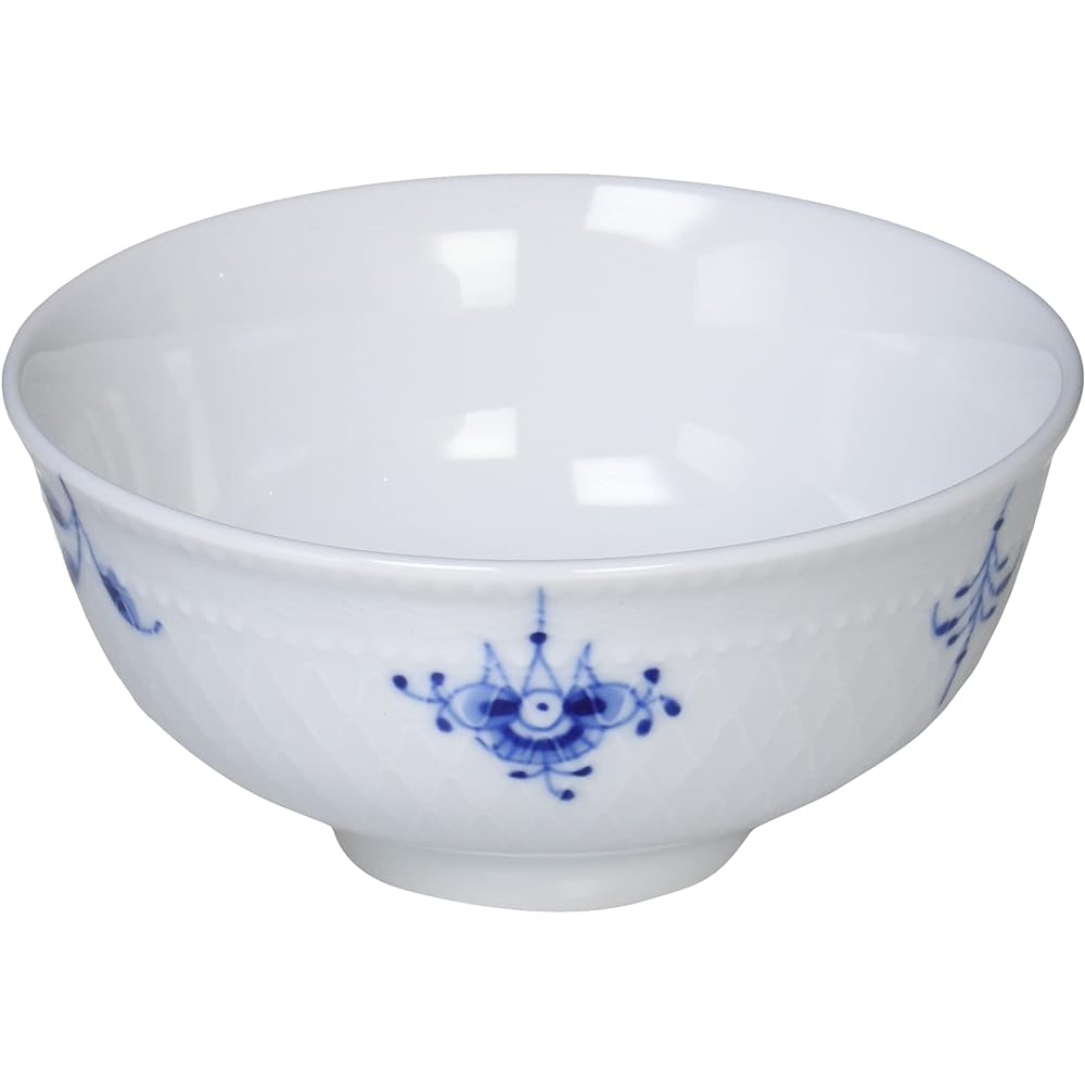 [Regular Imported Product] Royal Copenhagen Blue Palmette Blossom Rice Bowl Pair 11cm Wedding Gift Present 1016969