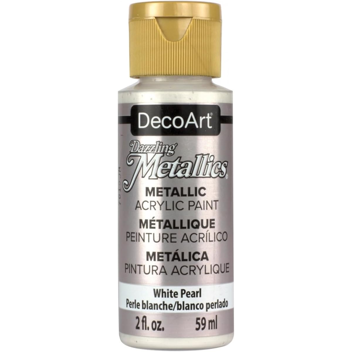 Dazzling Metallics Acrylic Paint 2oz White Pearl