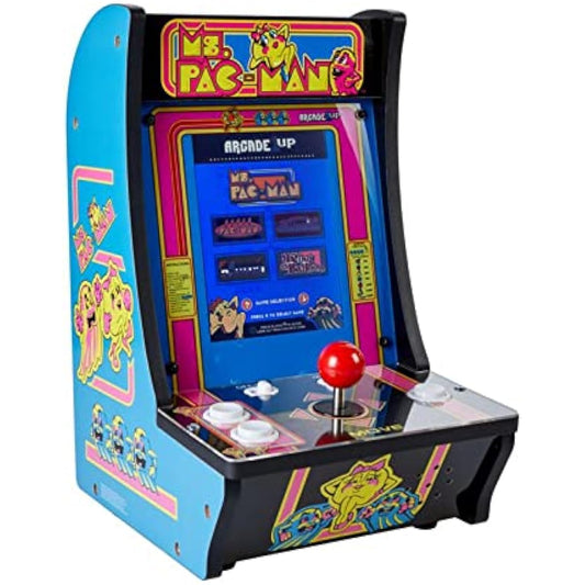 Arcade 1Up 5 Games Micro Player Mini Arcade Machine: Pac-Man Video Game - Fully Playable Electronic Game - Color Display - Speaker - Volume Buttons
