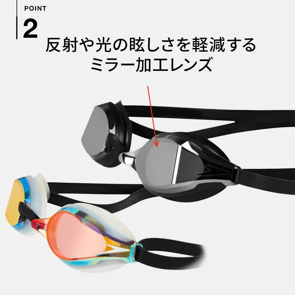 Speedo Goggles Fastskin Speedsocket 2 Mirror Swimming Unisex SE01907