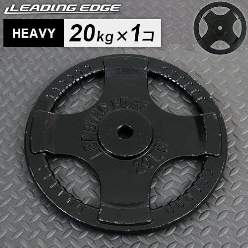 [Leading Edge] Heavy Plate 10kg 15kg 20kg Various Black 28mm Diameter LE-HP