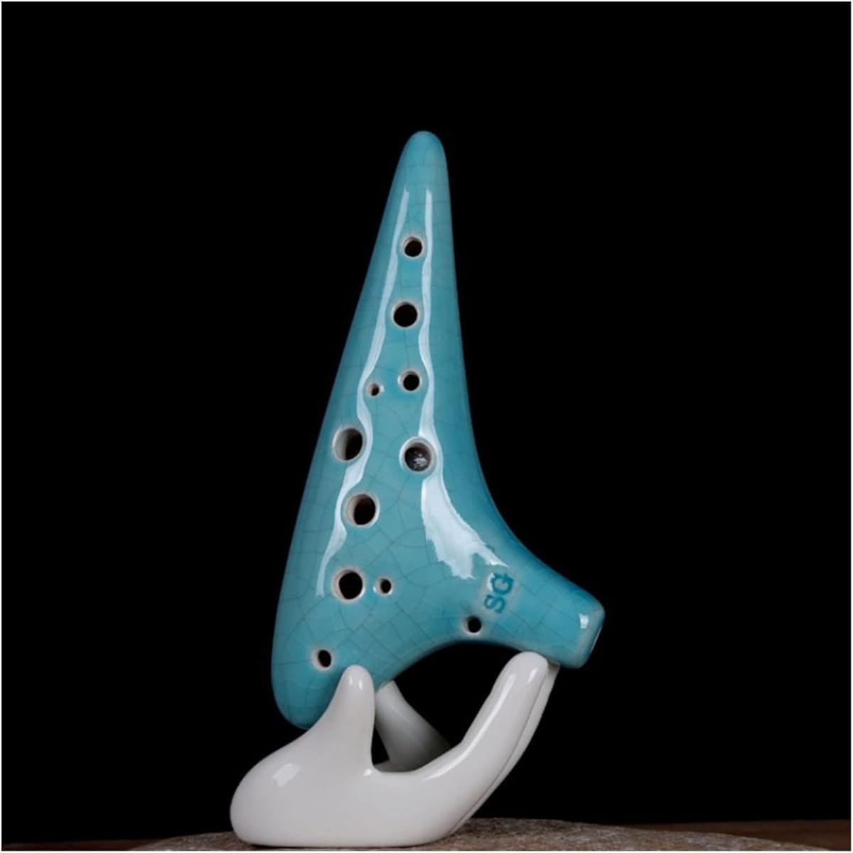 12 Hole Ceramic Ocarina Alto C Key Folk Instrument Beginner Educational Music Ocarina Gift Ocarina Instrument (3)