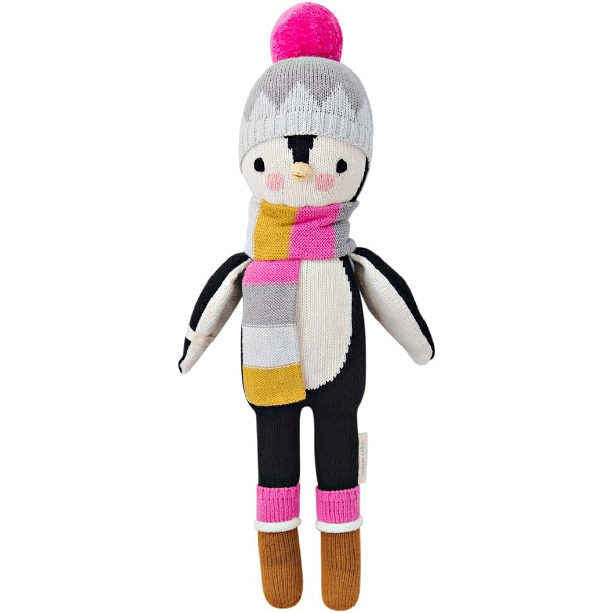 cuddle + Kind Aspenza Penguin Doll - Lovingly Handcrafted Doll for Nursery Decor Fair Trade Heirloom Quality Plush Toy for Girls & Boys 1 Doll = 10 Servings