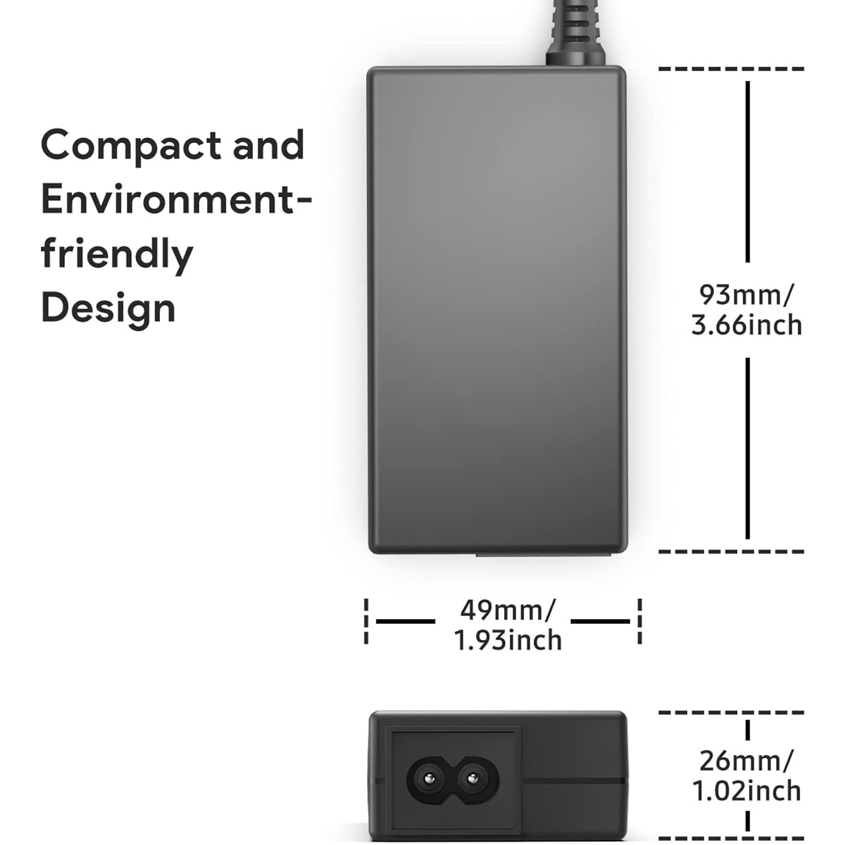 Cashmee 24V AC Adapter Charger Compatible with Tobii Dynavox I-Series+ I–15+ I15 12002017 I–12+ I12+ I12+ ETR-01 12003611 ETR-02 CE0560 W5M-TDI12A 5534A-T DI12 LED Tech. ATM065-A240 2.71A Power Supply