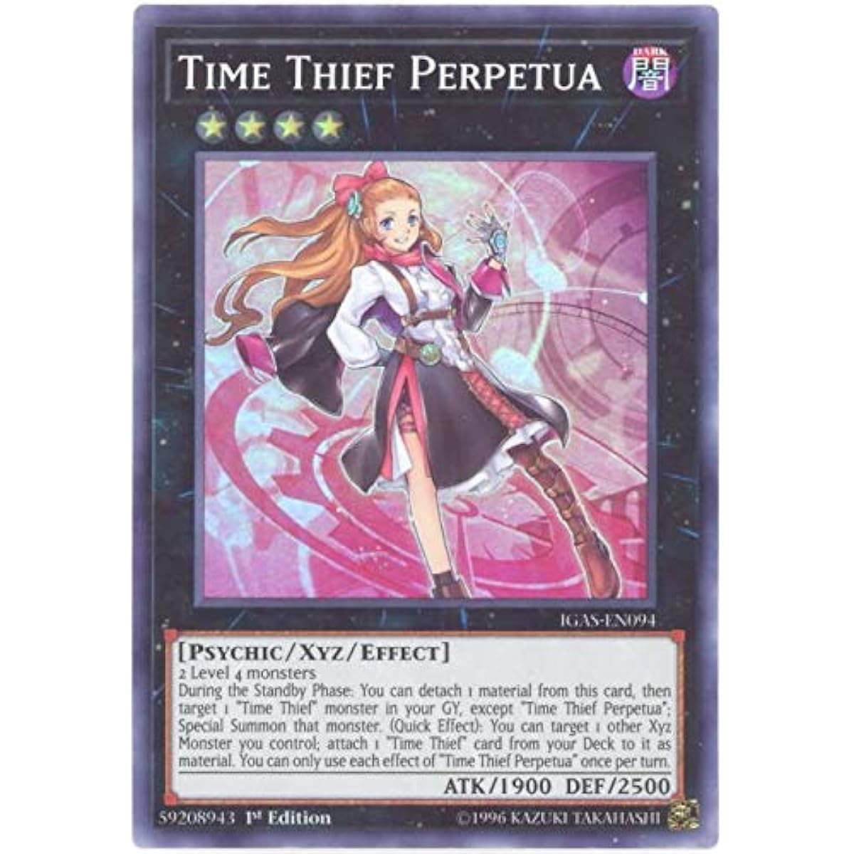 Time Thief Perpetua - IGAS-EN094 - Super Rare - Unlimited Edition