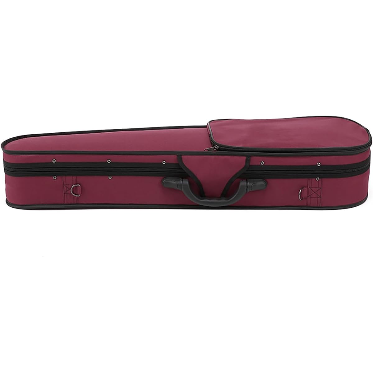 Lightweight Violin Case Double Shoulder Strap Case Lightweight Violin Grand Piano Case Violin Storage Case (Color: Red, Size: 3/4)