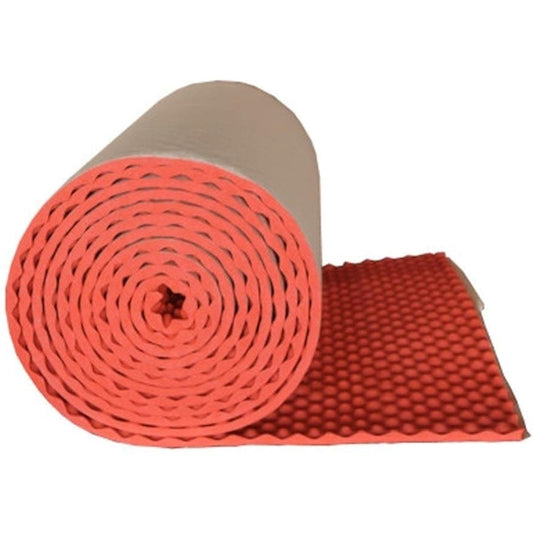 Anti-Noise 10 Square Meters Hotel Decoration Soundproof Thick Self-Adhesive Sound Absorbing Cotton Piano Room Acoustic Panels Household Supplies (Grey) (Red)