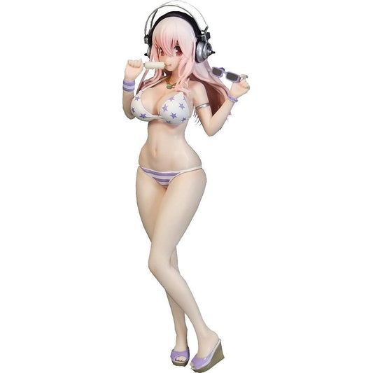 Super Sonico Summer Beach Figure Blueberry Macaron ver.